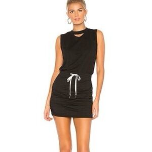 n:Philanthropy Rodney Drawstring Waist Jersey Dress, Black, XS